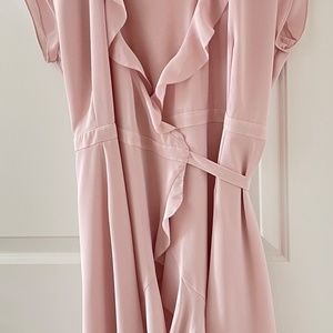 Aritzia Sunday Best Flutter Wrap Savoy Dress - Size 6